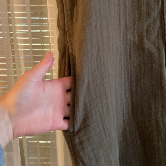 olive green aerie romper - Picture 3 of 6